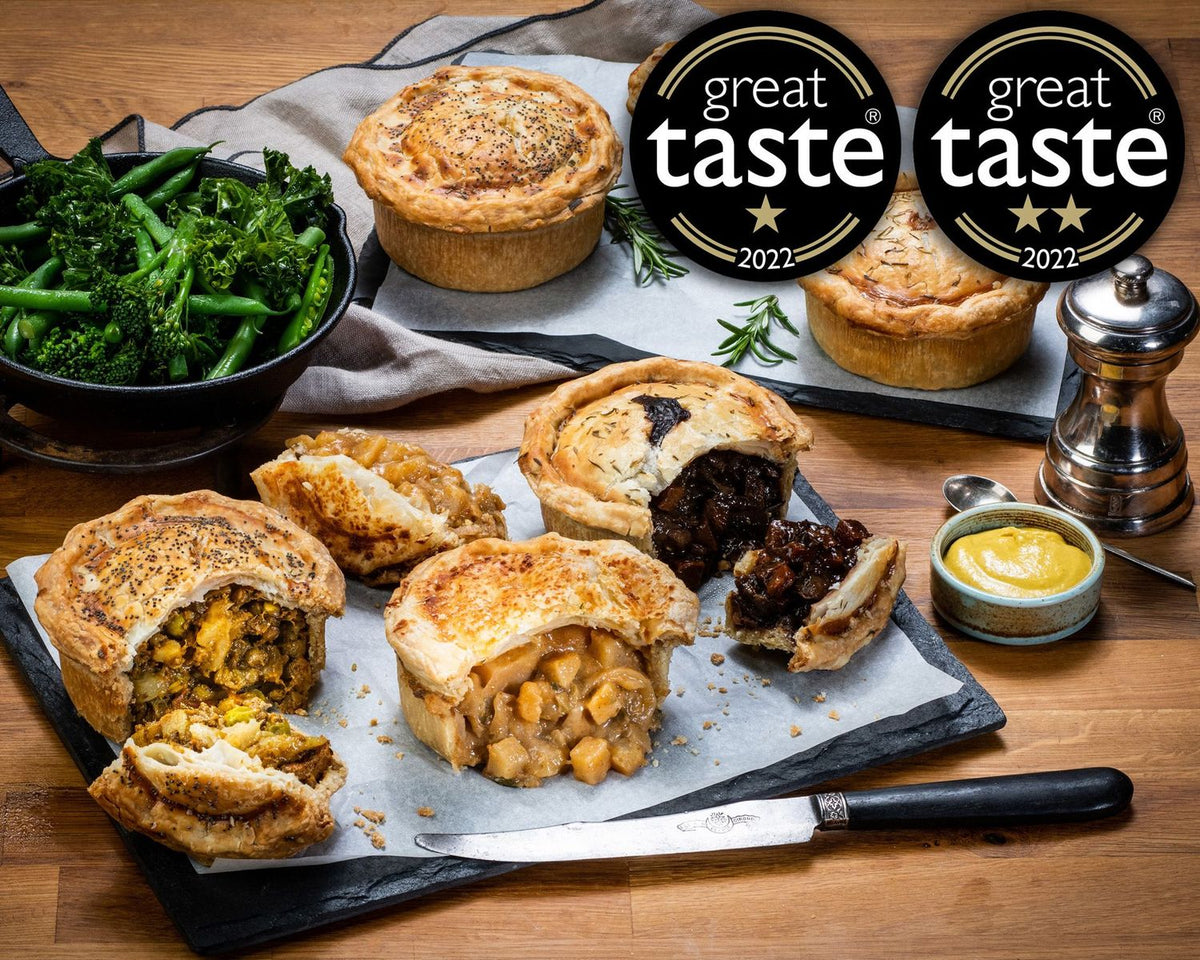 Mixed Vegetarian Selection (Pack of 6 x 250g) Yorkshire Handmade Pies