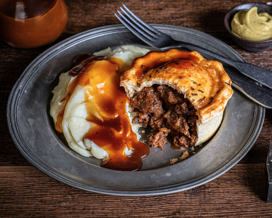 Wild Highland Venison Pie and Mash