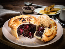 Load image into Gallery viewer, Kirsch Cherry and Chocolate Pie (Pack of 6 x 250g)
