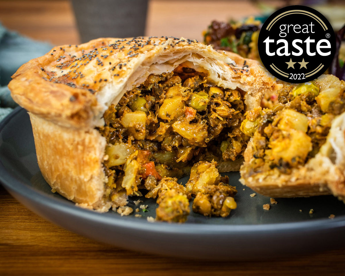 Yorkshire Samosa Pie (suitable for vegans) Yorkshire Handmade Pies